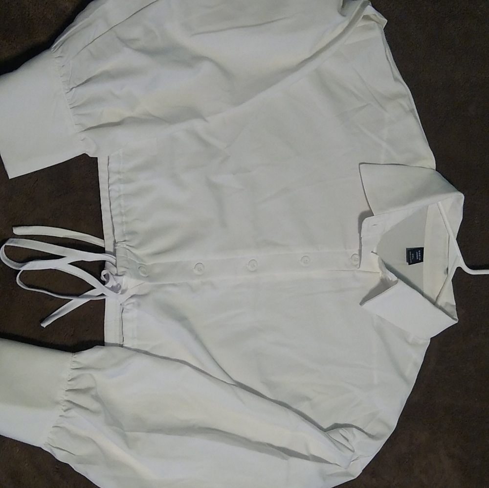 SheIn curve crop blouse